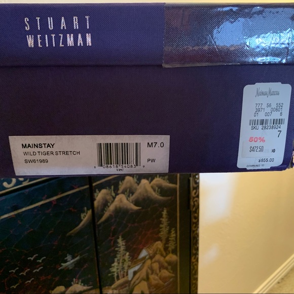 STUART Weitzman Tiger Stretch Boot -Size 7 M - Picture 13 of 14